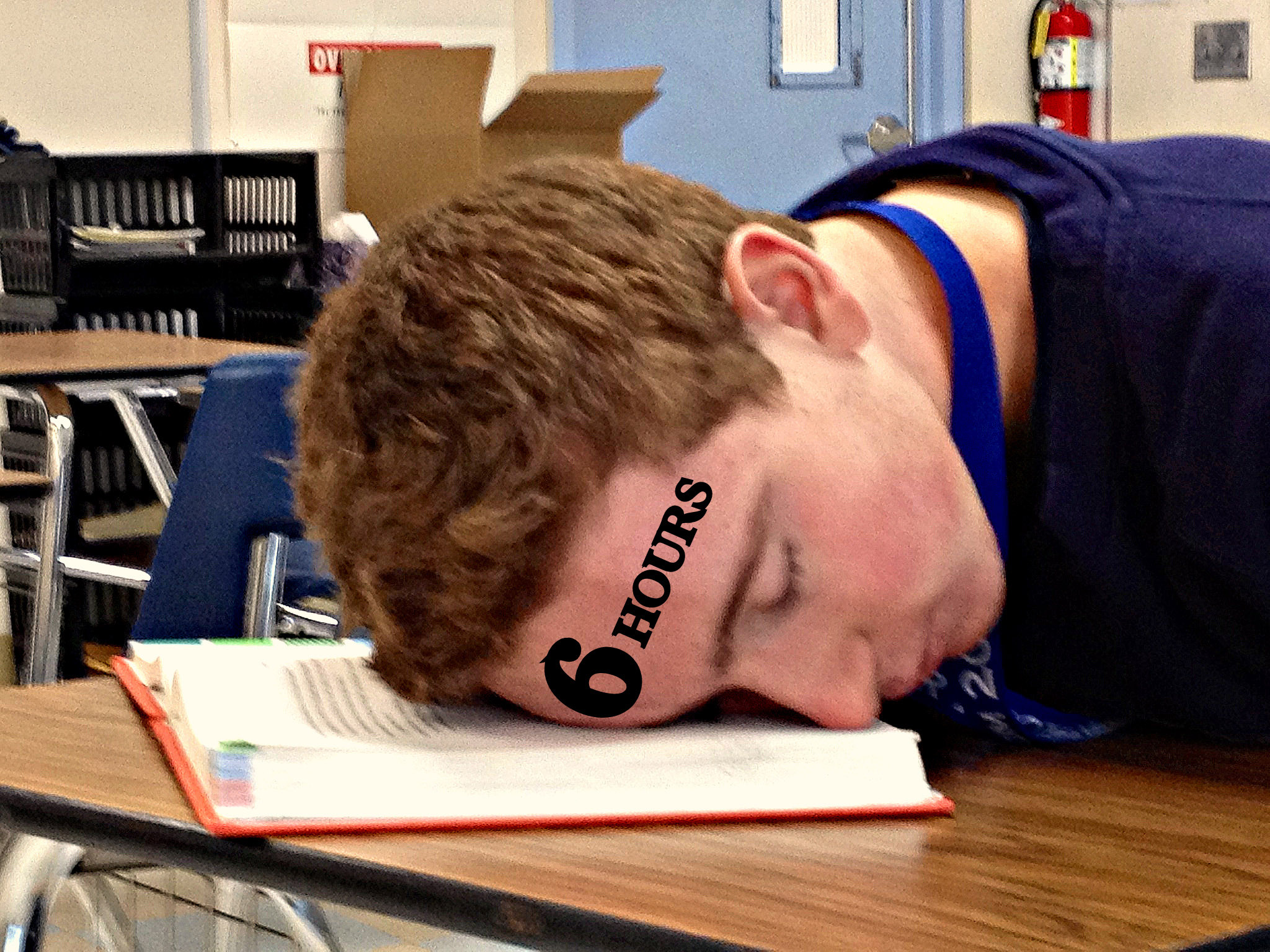 Asleep At School