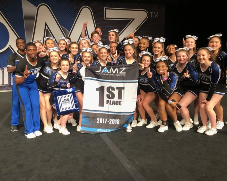 Blue Devil cheer takes first in state - The HUB