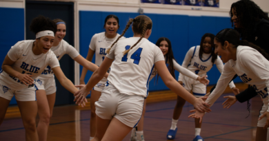 Women’s basketball pulls through, narrowly beating Rocklin 50-46